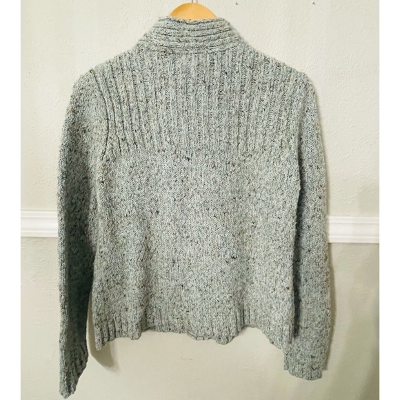 Charter Club Button Down Gray Sweater - Picture 3 of 4